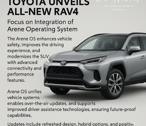Next-Gen Toyota RAV4 Debuts Featuring Revolutionary Arene OS for Enhanced Safety and Driving