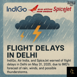 IndiGo, Air India, and SpiceJet issue a rain advisory for Delhi