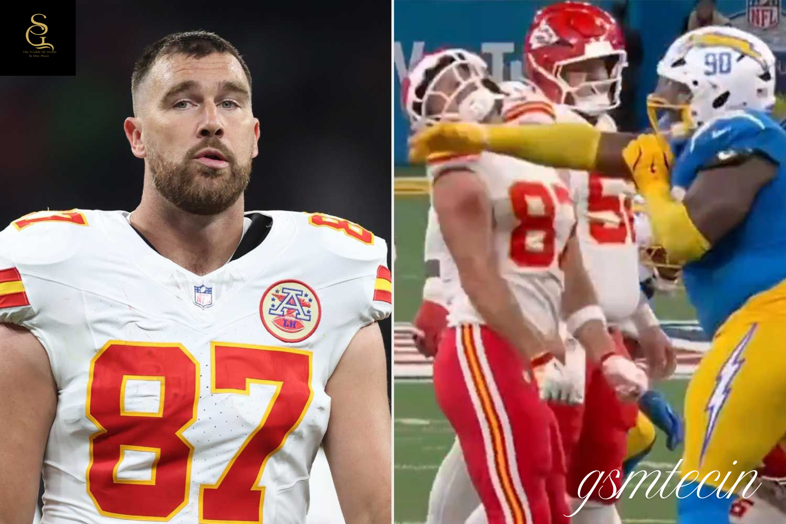 Travis Kelce Slapped by Teair Tart in NFL Clash
