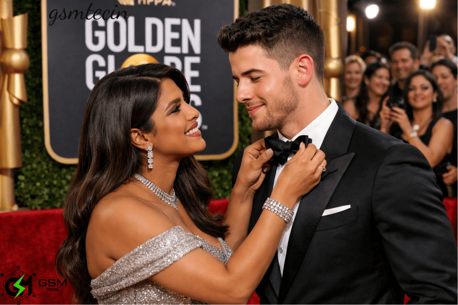 xPriyanka fixes Nick’s bow tie, fans swoon ❤️