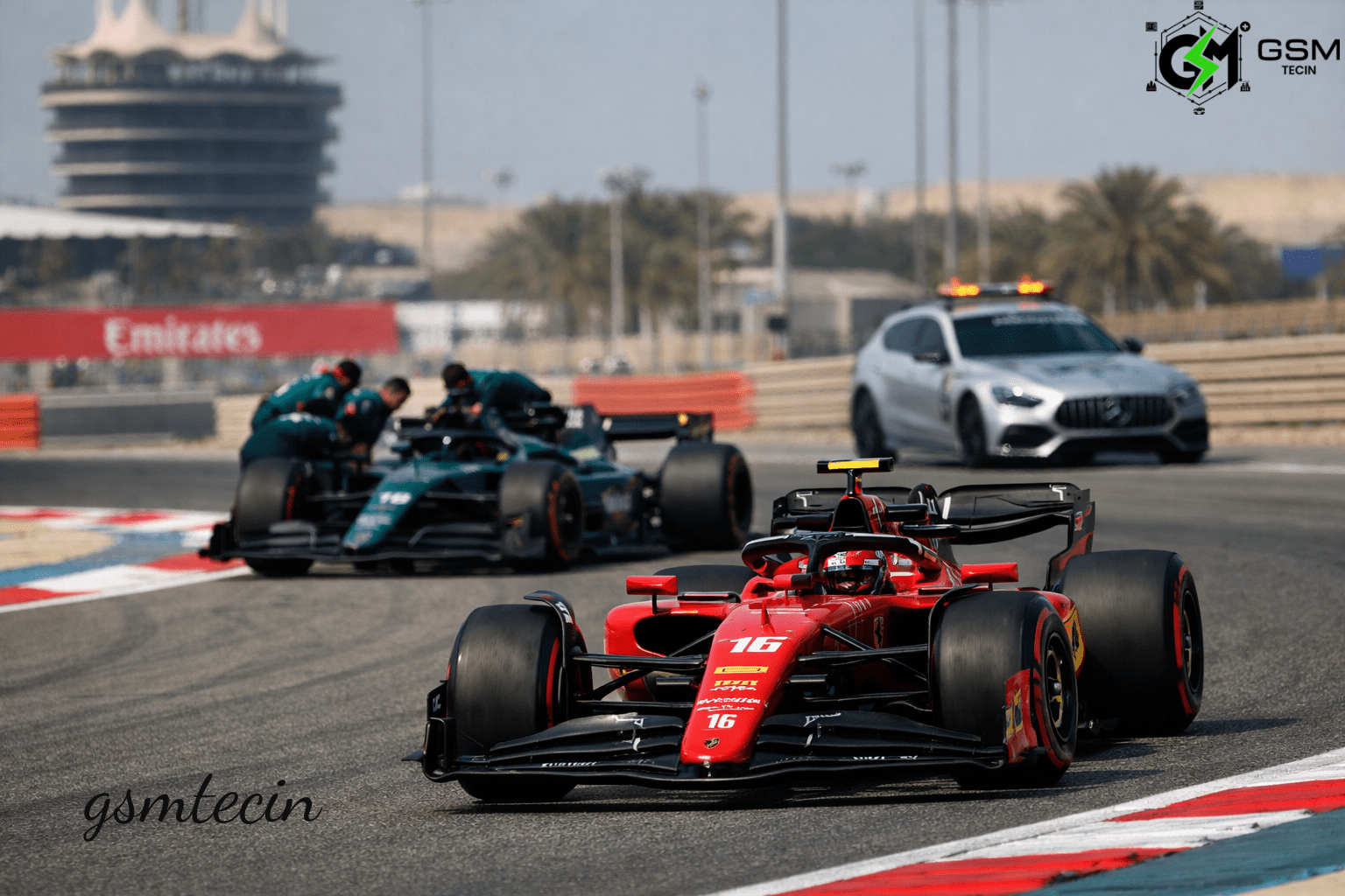 Leclerc tops; Aston Martin struggles